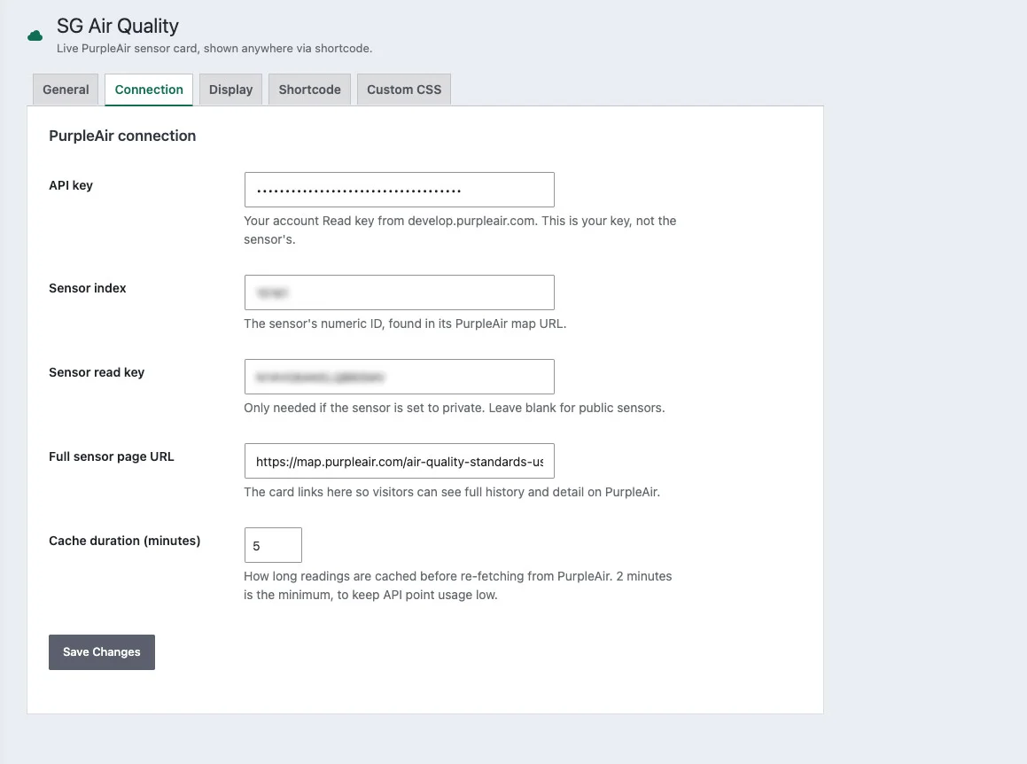 purpleair plugin